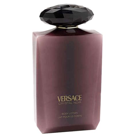 versace body lotion crystal noir